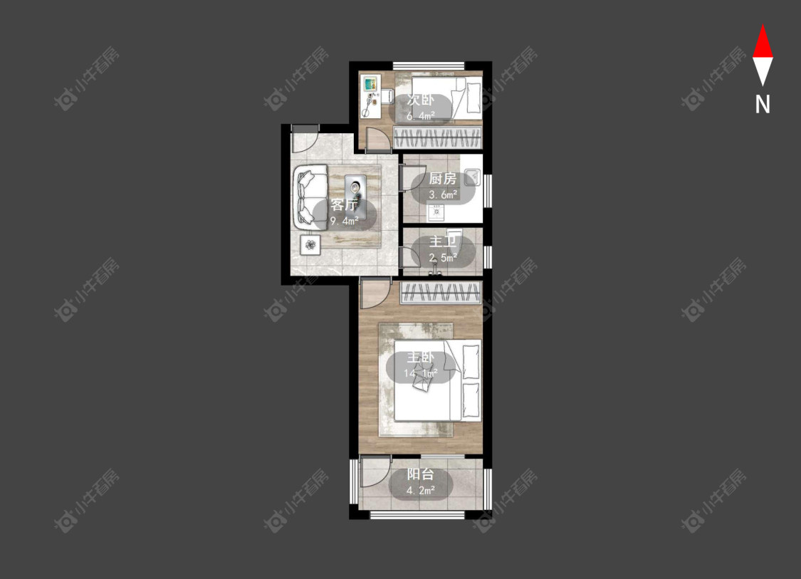 常州椿桂坊在售二手房源户型图_小牛看房
