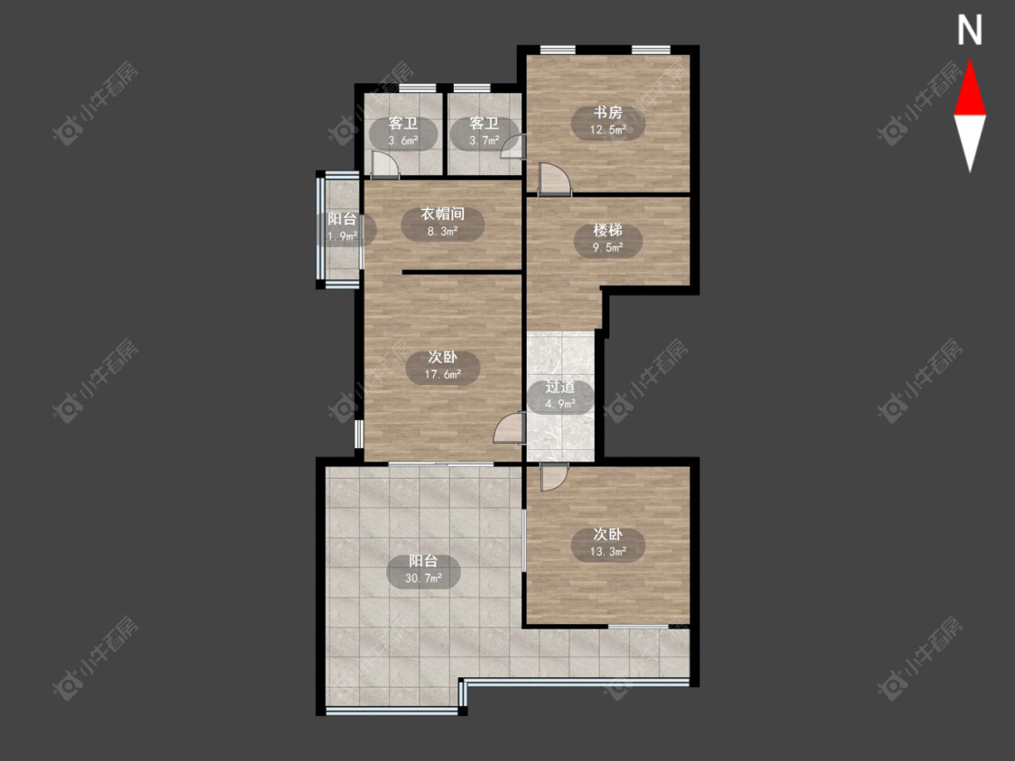 常州巨凝金水岸在售二手房源户型图_小牛看房