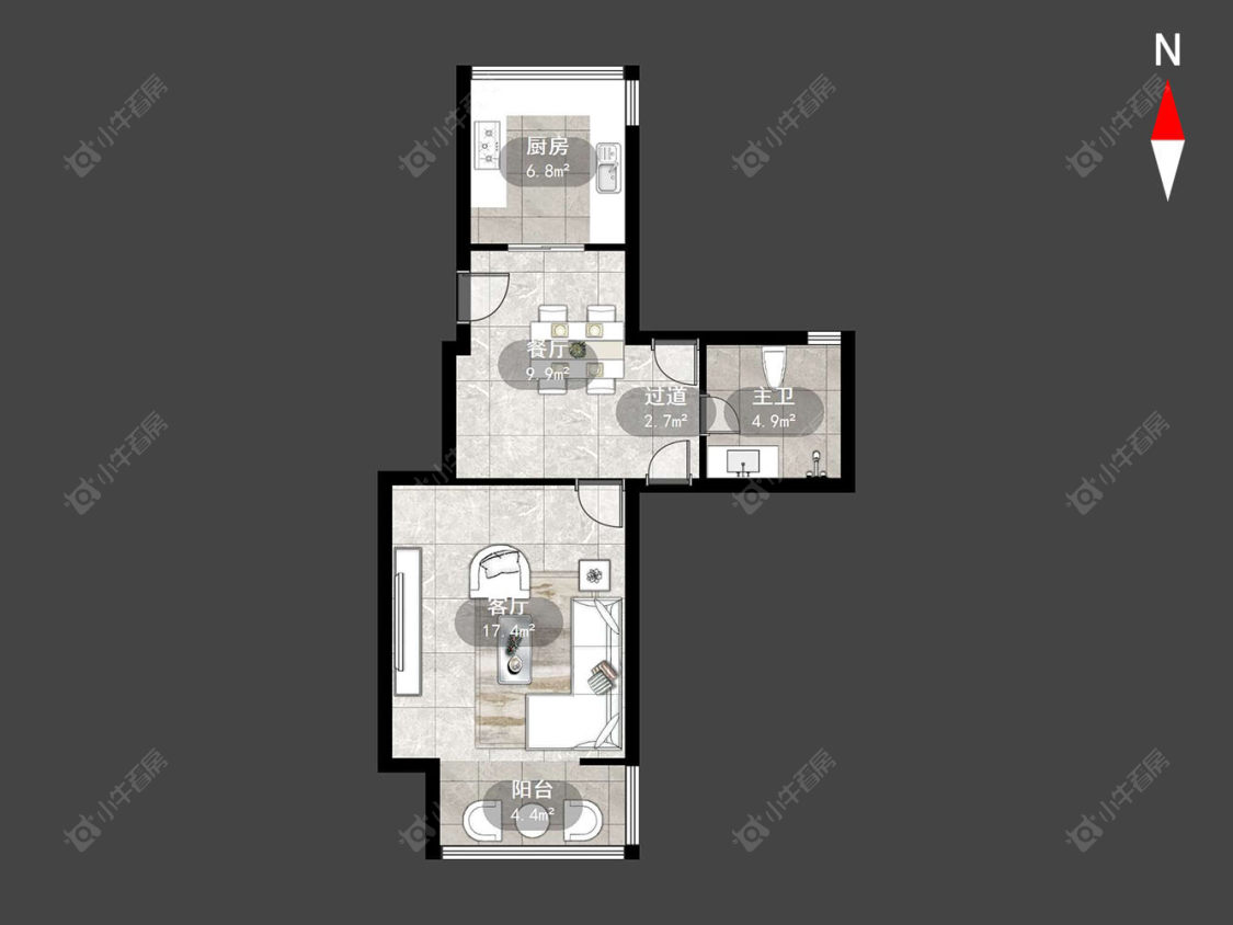 常州梧桐苑西区在售二手房源户型图_小牛看房
