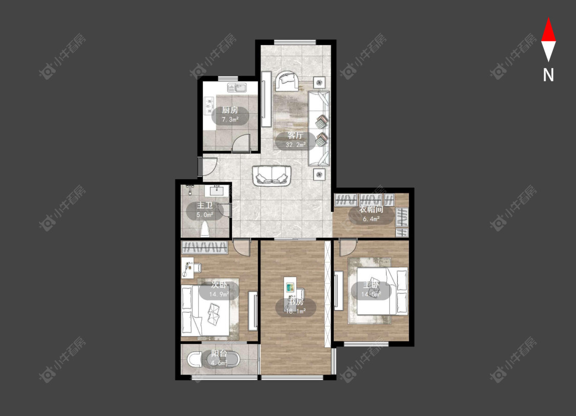常州兴隆巷在售二手房源户型图_小牛看房