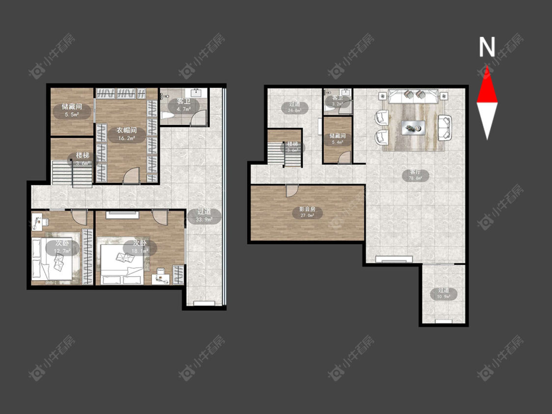 新城郡未来房源户型图 常州新城郡未来在售二手房源户型图_小牛看房