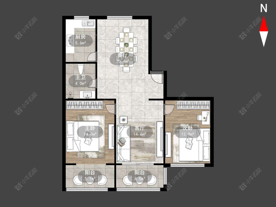 安阳花苑南区房源户型图 常州安阳花苑南区在售二手房源户型图_小牛看房