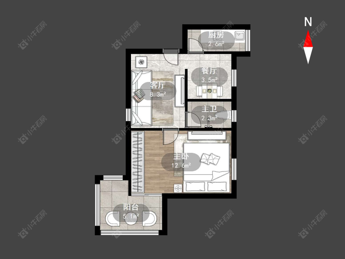 常州花园新村（钟楼）在售二手房源户型图_小牛看房