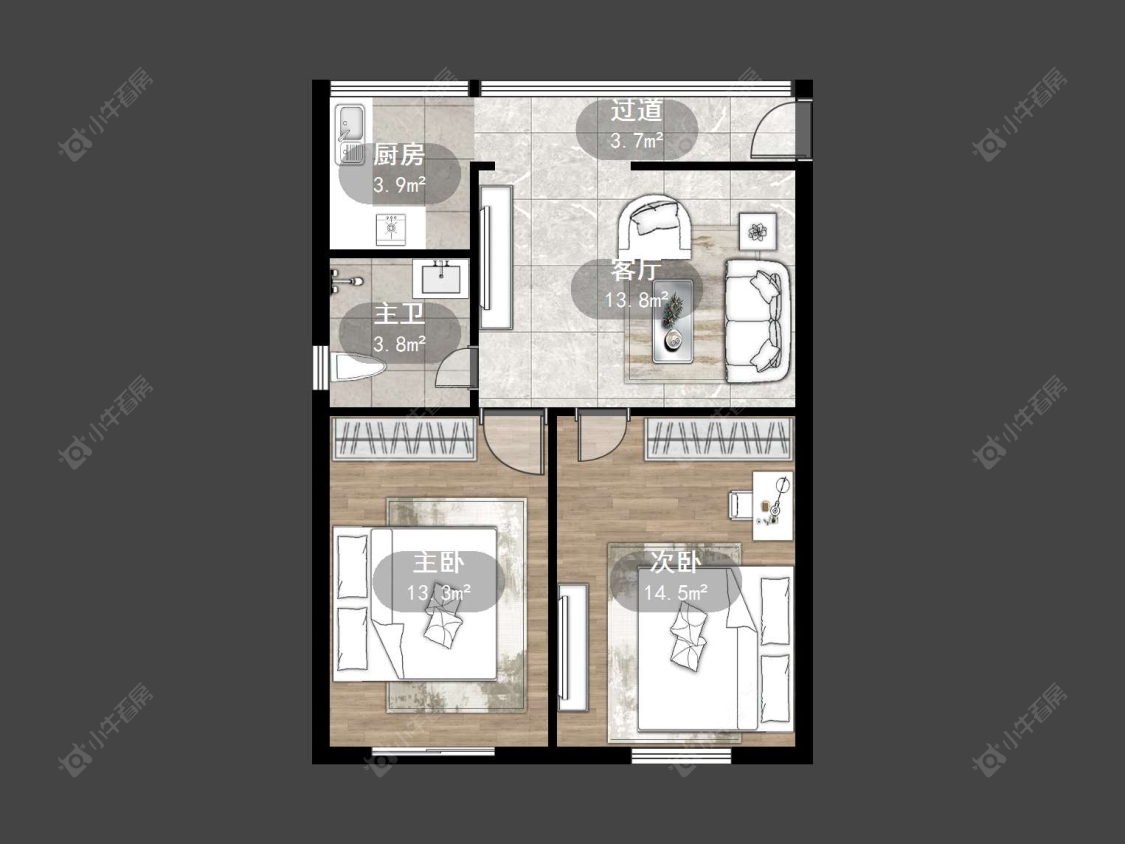 丹阳河滨新村（丹阳）在售二手房源户型图_小牛看房