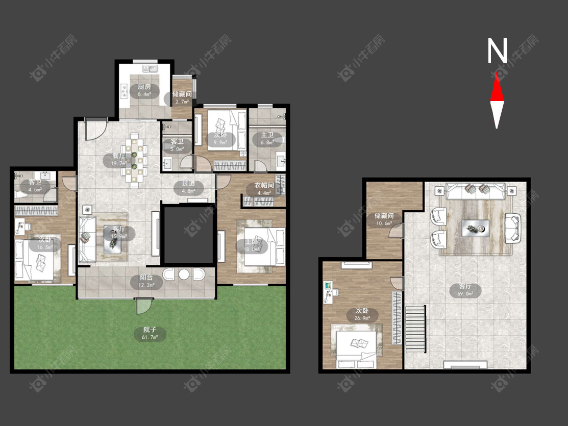 中海铂悦公馆房源户型图 常州中海铂悦公馆在售二手房源户型图_小牛看房