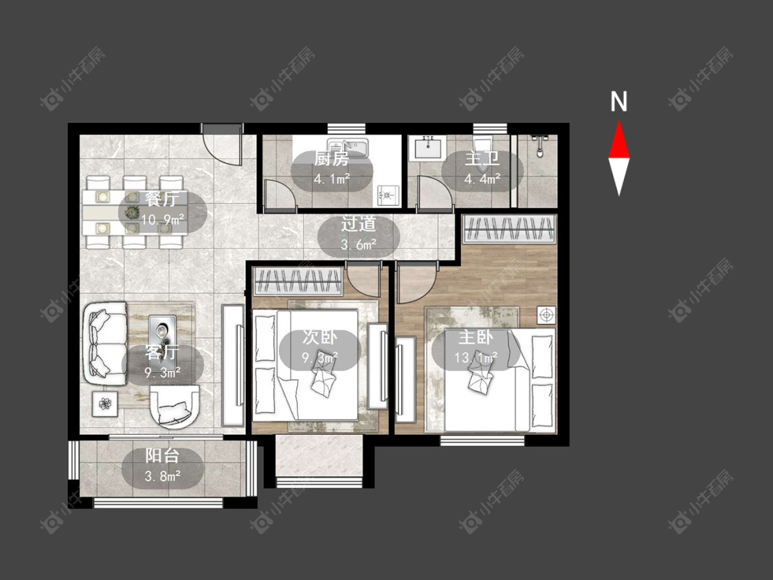 常州绿地世纪城二期在售二手房源户型图_小牛看房