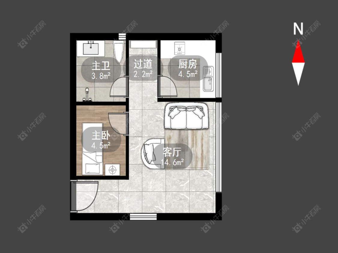 金百国际房源户型图 常州金百国际在售二手房源户型图_小牛看房