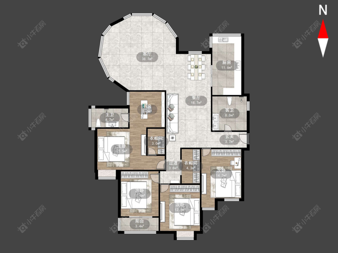 鹏欣丽都房源户型图 常州鹏欣丽都在售二手房源户型图_小牛看房