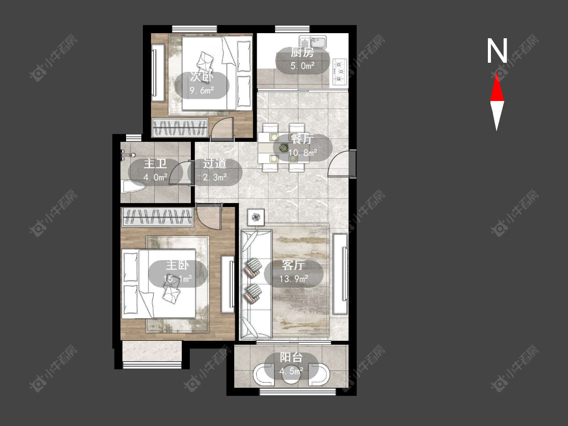 清溪人家房源户型图 常州清溪人家在售二手房源户型图_小牛看房