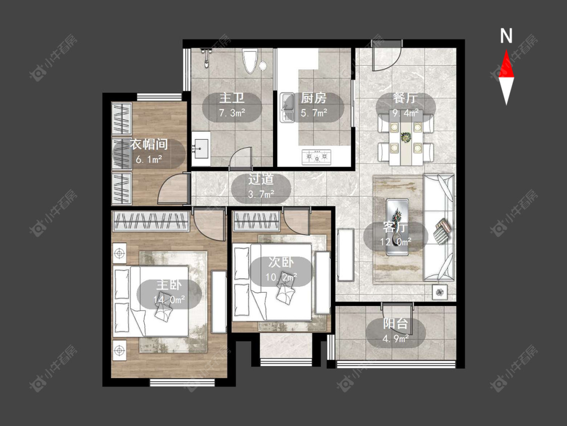 常州上书房在售二手房源户型图_小牛看房