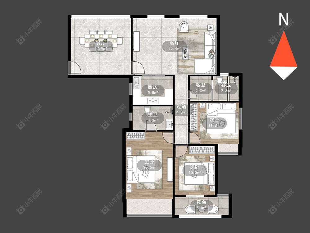 常发嘉园房源户型图 常州常发嘉园在售二手房源户型图_小牛看房