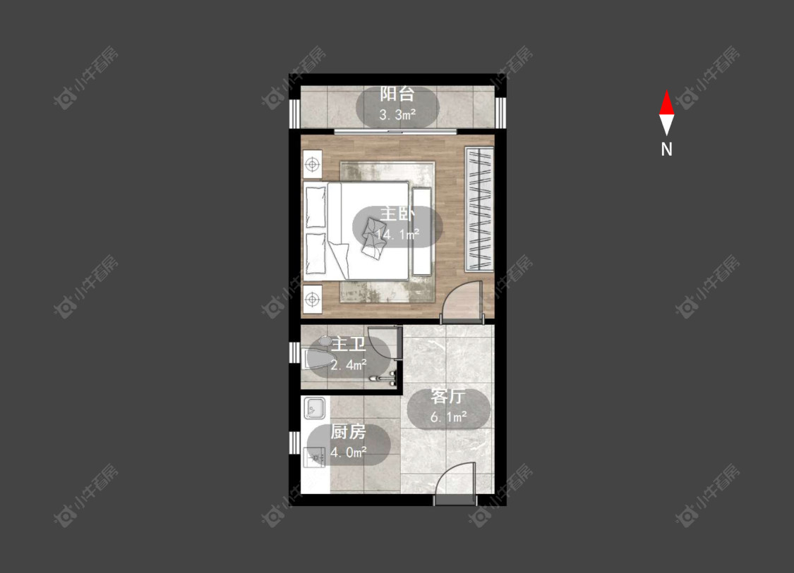 常州怡康花园在售二手房源户型图_小牛看房