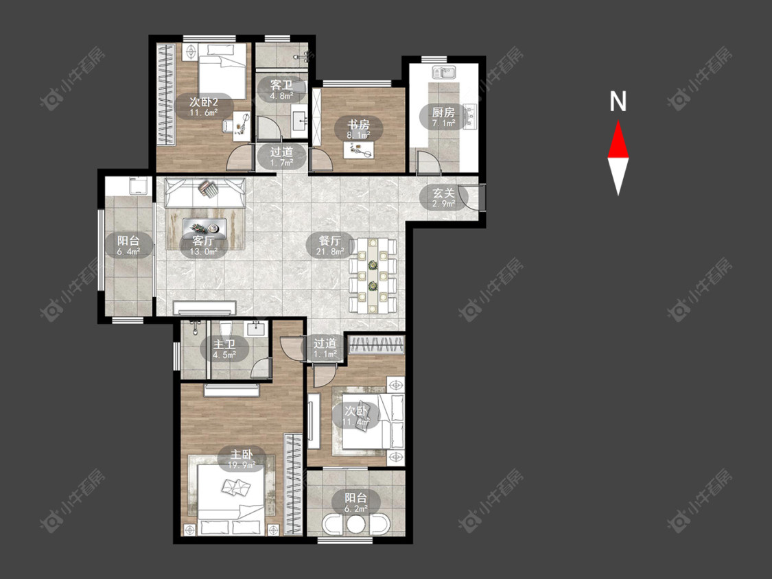 绿都万和城五区房源户型图 常州绿都万和城五区在售二手房源户型图_小牛看房