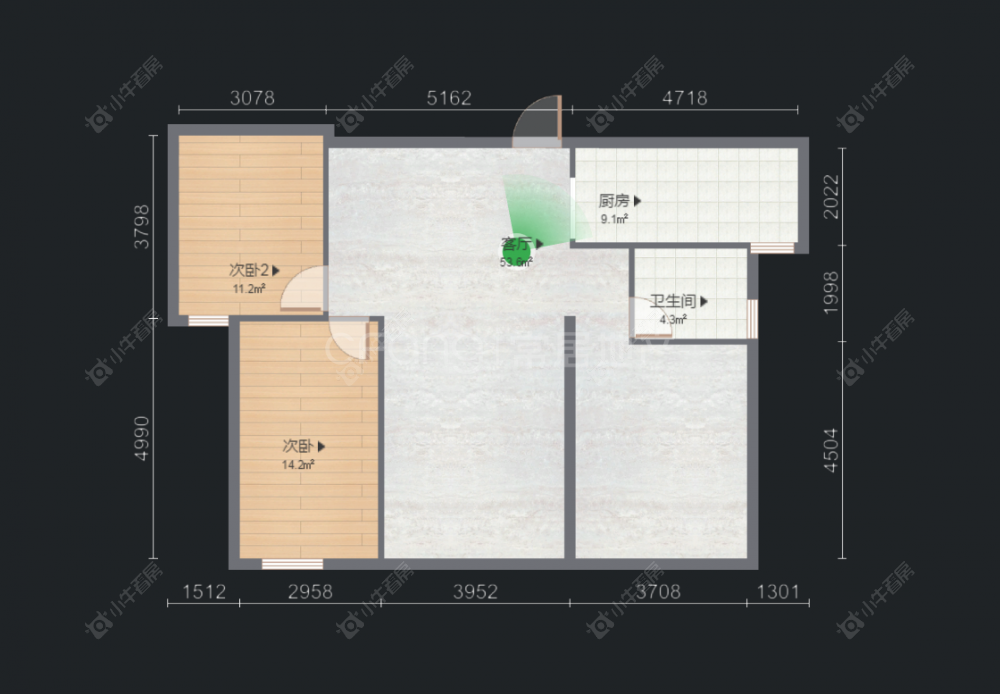 常州新乐花园在售二手房源户型图_小牛看房