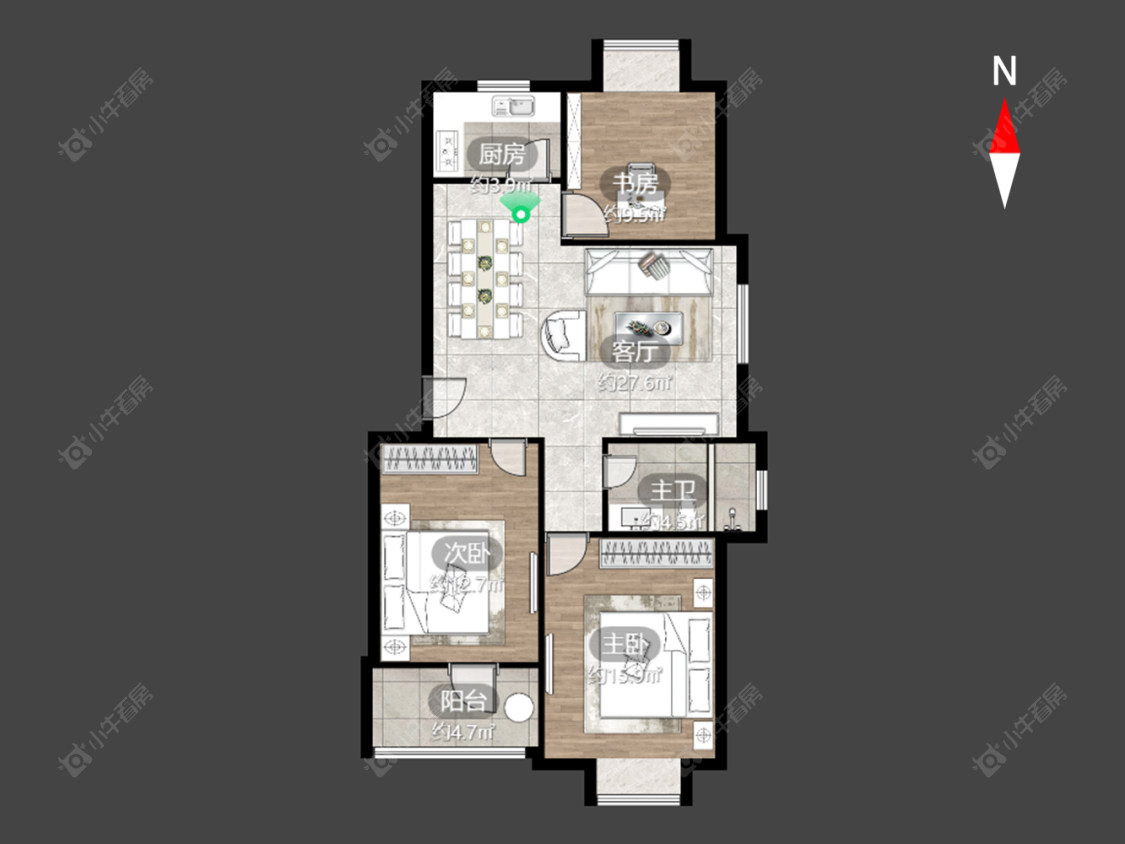 常州陈渡新苑在售二手房源户型图_小牛看房