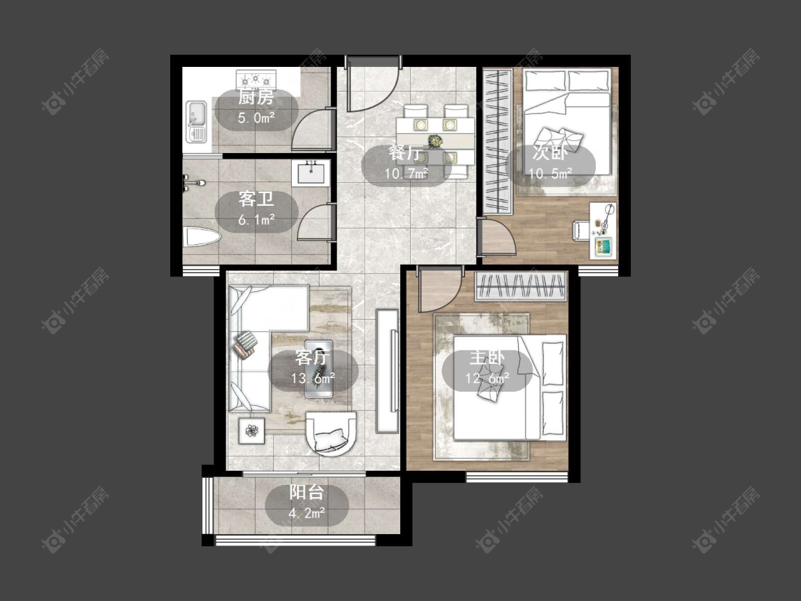 众悦华城房源户型图 丹阳众悦华城在售二手房源户型图_小牛看房