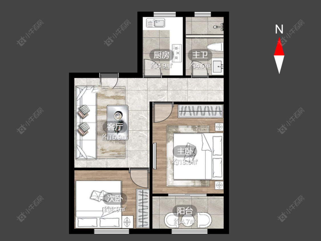 常州菱溪名居在售二手房源户型图_小牛看房