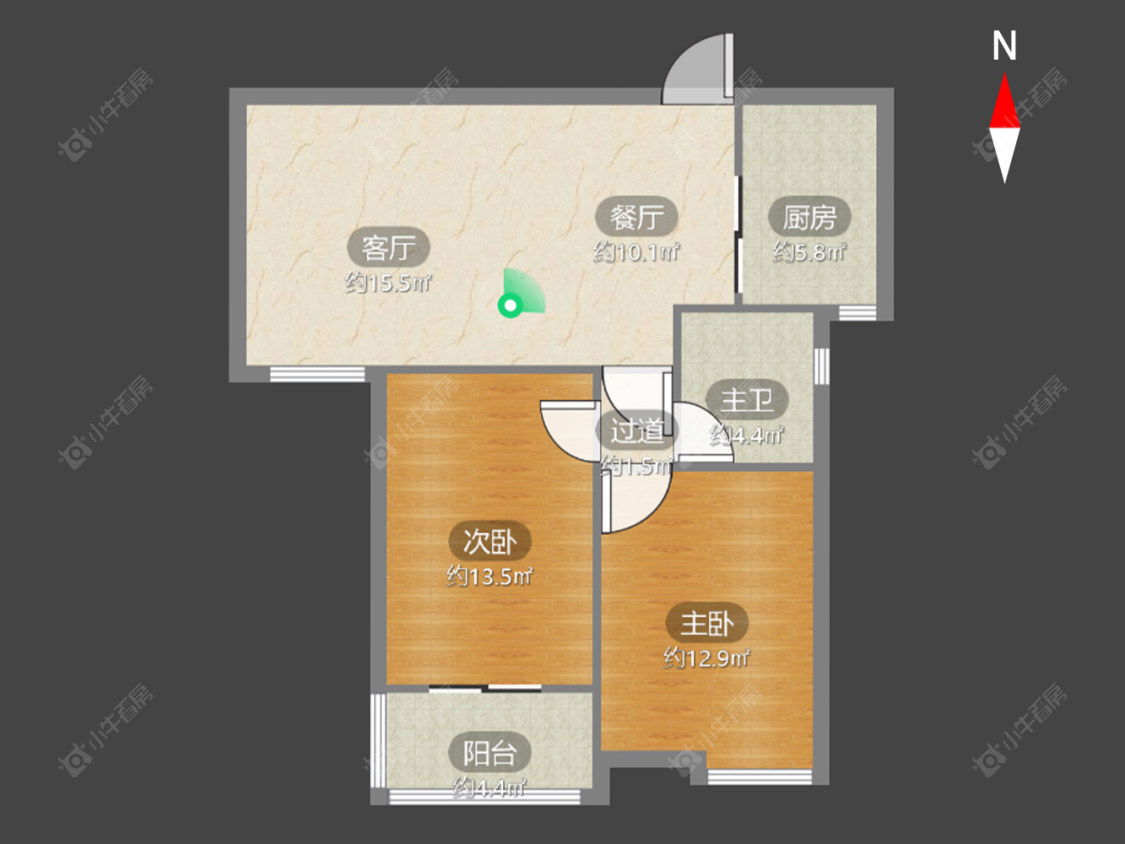 常州东方福郡在售二手房源户型图_小牛看房