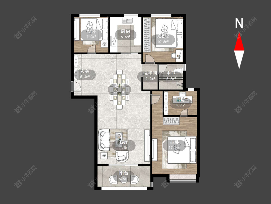常州滨江豪园在售二手房源户型图_小牛看房