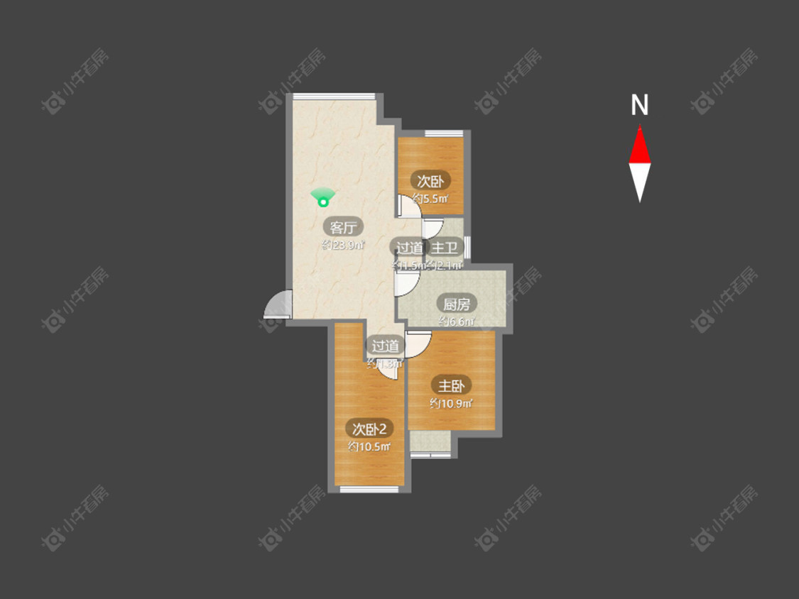 常州米兰阳光在售二手房源户型图_小牛看房
