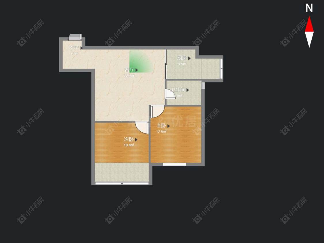 常州金鼎公寓在售二手房源户型图_小牛看房