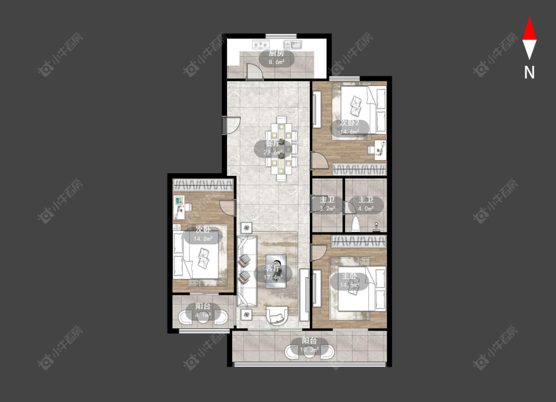 迎春花园房源户型图 常州迎春花园在售二手房源户型图_小牛看房