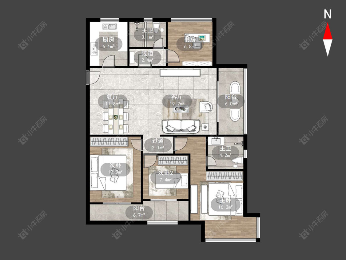 常州保利公园九里在售二手房源户型图_小牛看房