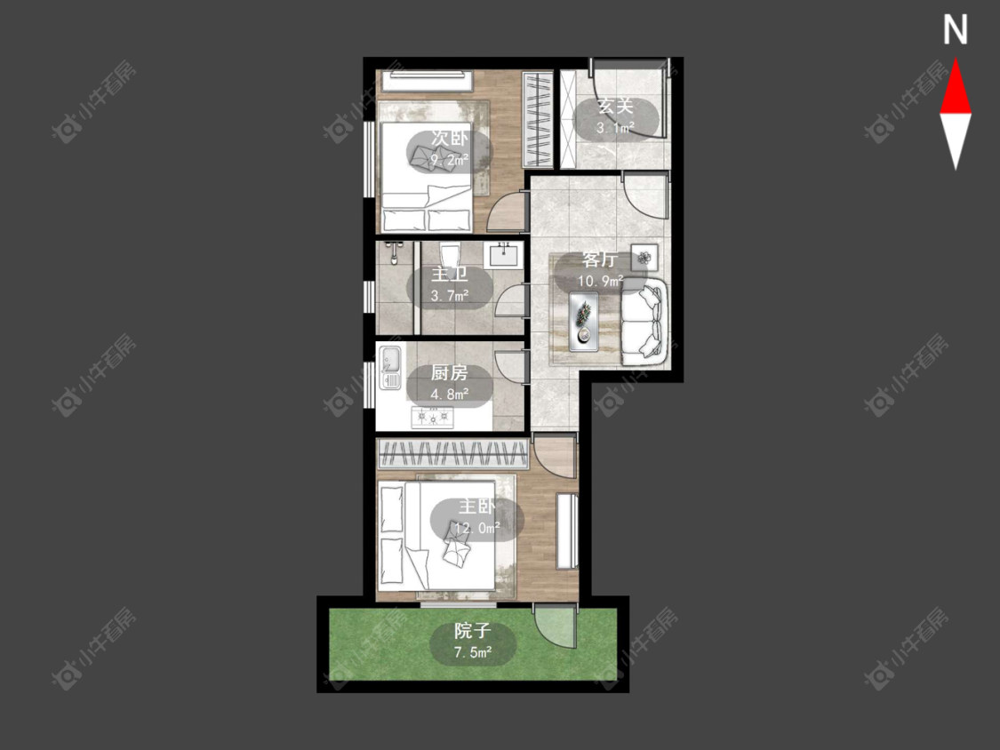 西新桥三村房源户型图 常州西新桥三村在售二手房源户型图_小牛看房