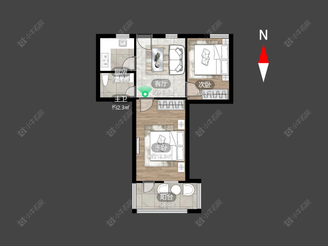 三家村房源户型图 常州三家村在售二手房源户型图_小牛看房