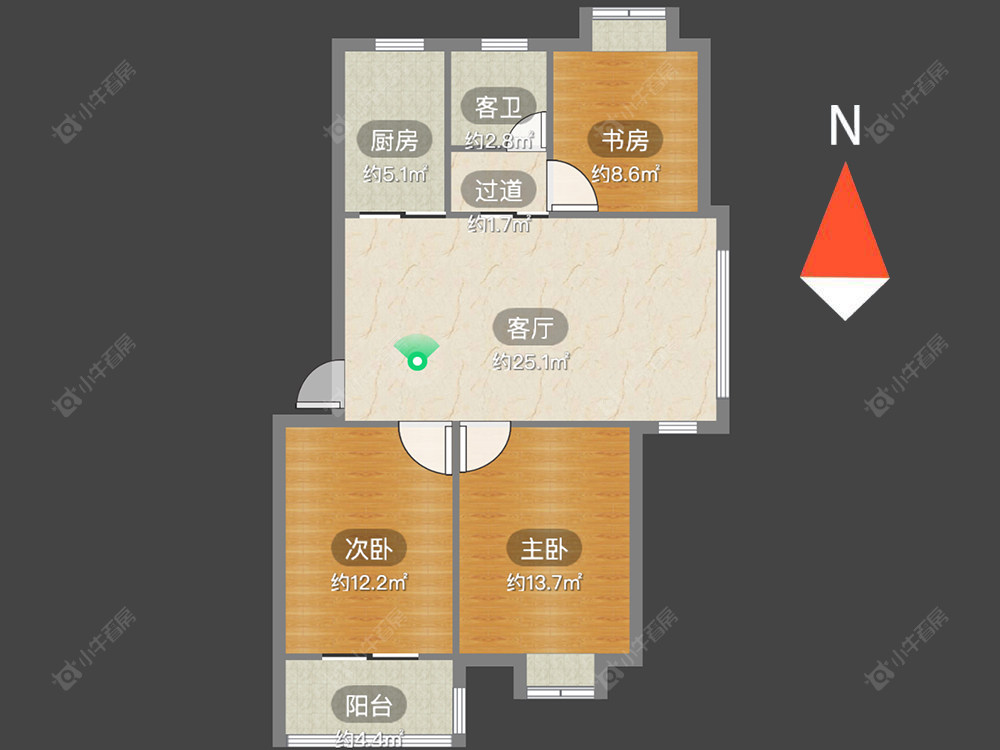 都市桃源二期房源户型图 常州都市桃源二期在售二手房源户型图_小牛看房