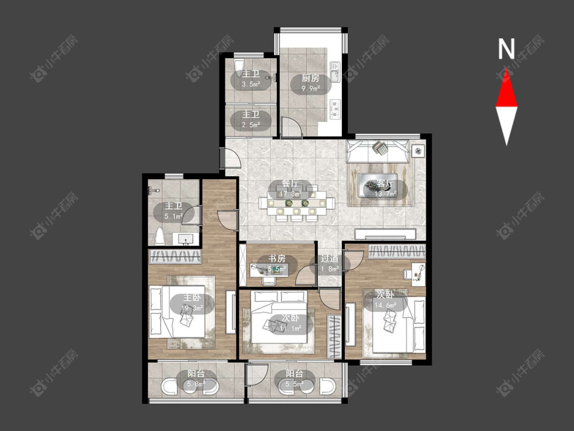 阳湖世纪苑南苑房源户型图 常州阳湖世纪苑南苑在售二手房源户型图_小牛看房
