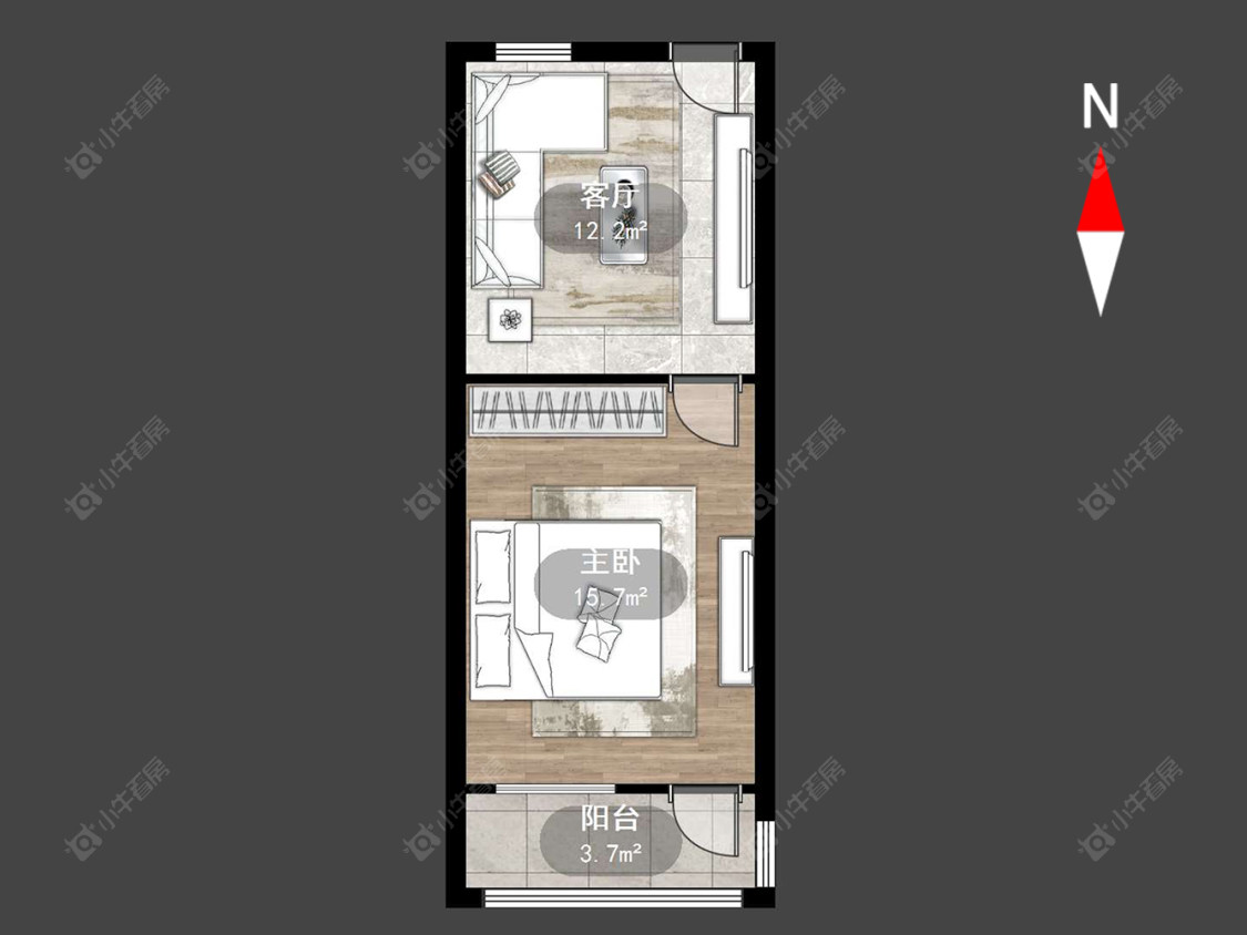 常州电讯宿舍在售二手房源户型图_小牛看房