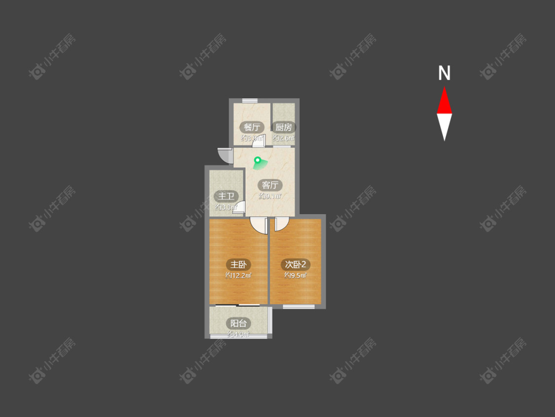 常州北直街在售二手房源户型图_小牛看房