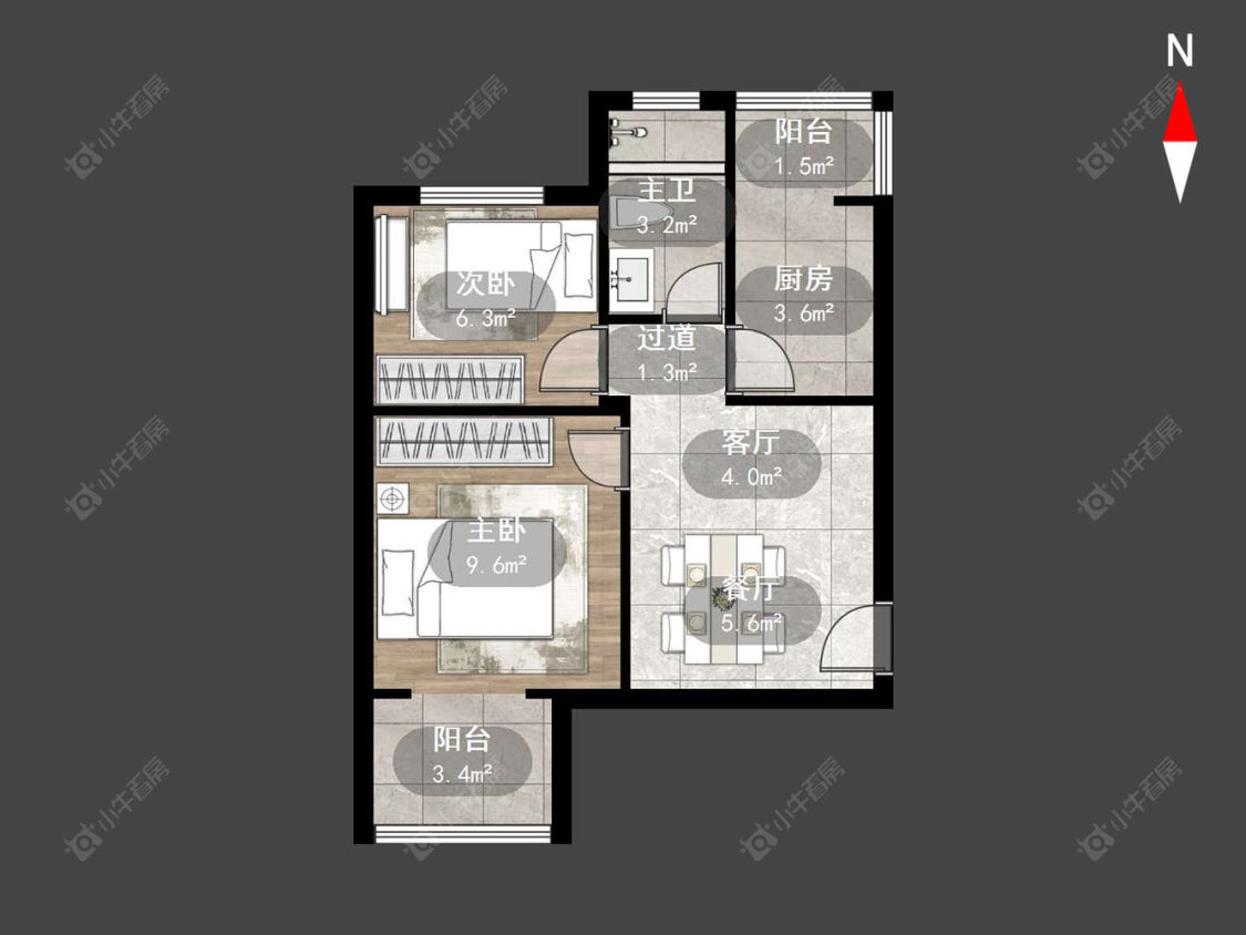 常州金玉苑在售二手房源户型图_小牛看房