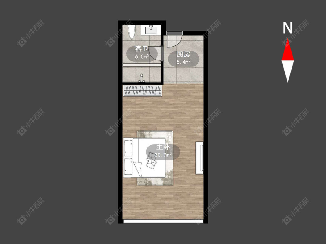 常州星湖广场在售二手房源户型图_小牛看房