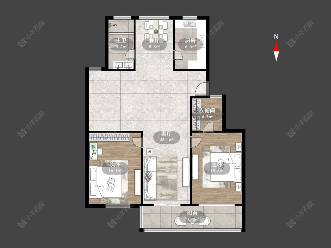常州古石林小区在售二手房源户型图_小牛看房