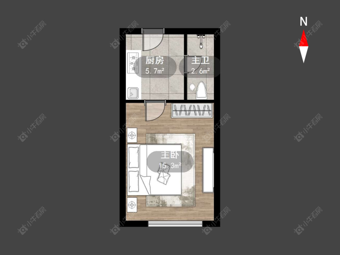 常州华润紫云府公寓在售二手房源户型图_小牛看房