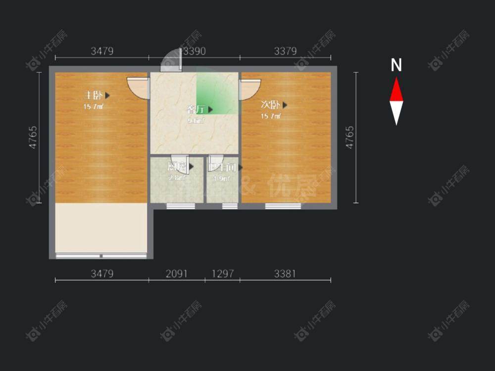 常州工房南区在售二手房房源户型图_小牛看房