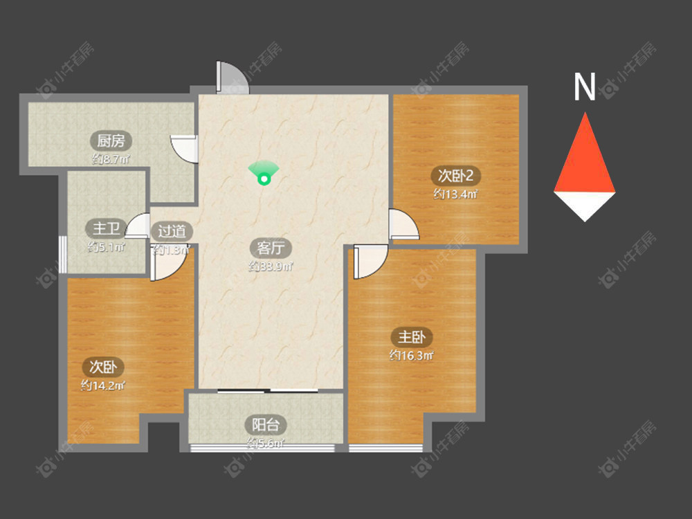 常州天隽峰在售二手房房源户型图_小牛看房