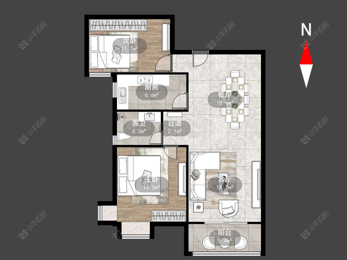 园城汇龙湾房源户型图 常州园城汇龙湾在售二手房源户型图_小牛看房