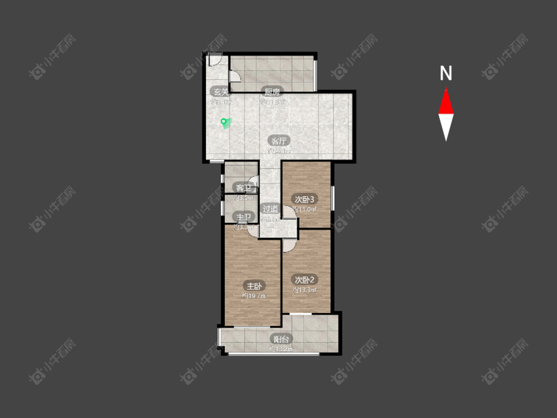 天安花园房源户型图 常州天安花园在售二手房源户型图_小牛看房