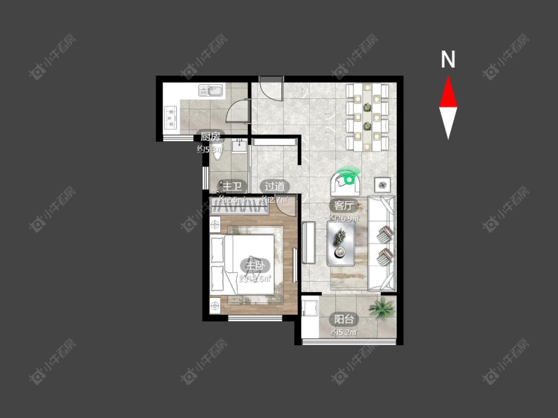 常州元丰宜家在售二手房源户型图_小牛看房