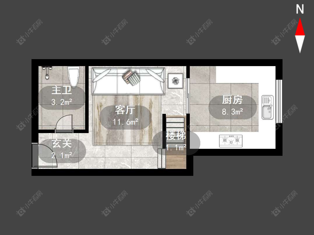 公园路房源户型图 常州公园路在售二手房源户型图_小牛看房