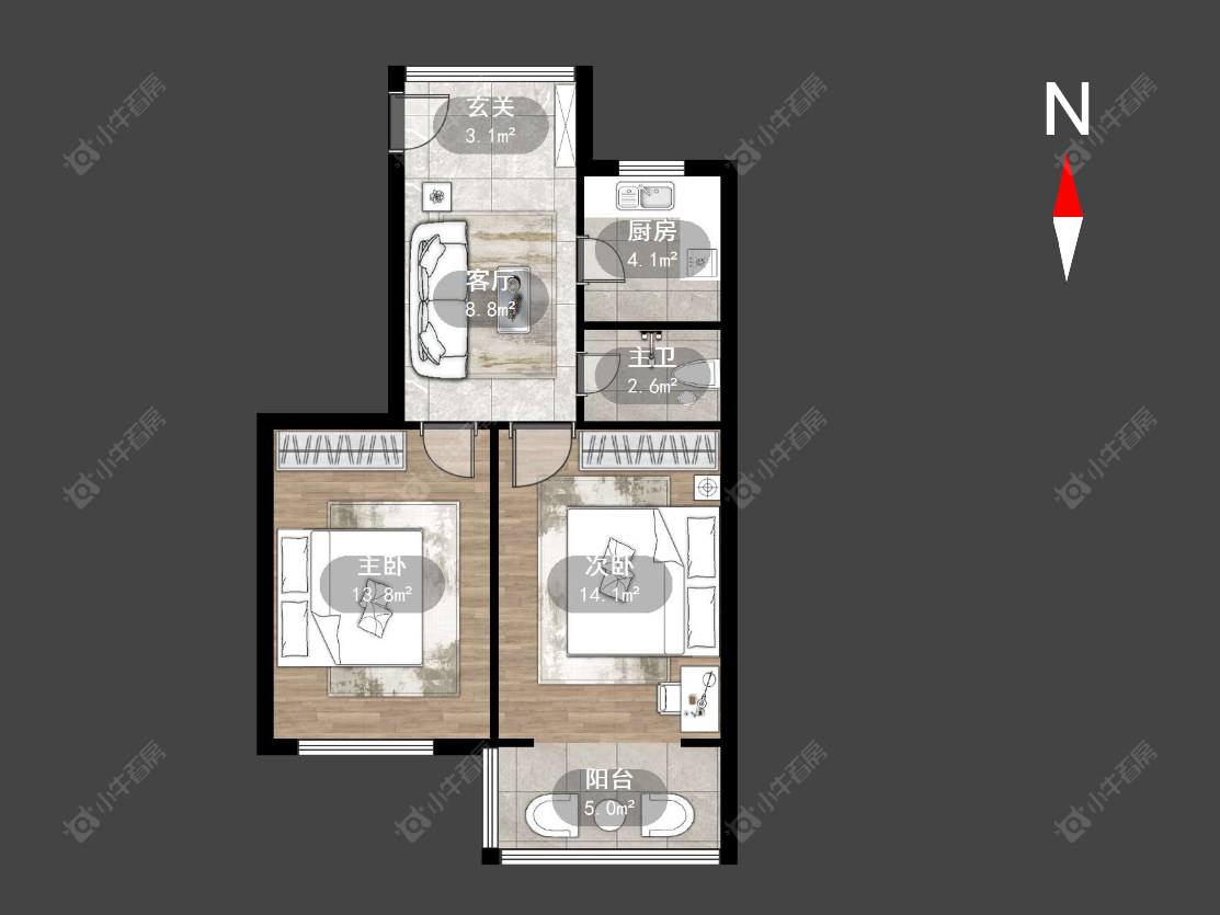 朝阳三村房源户型图 常州朝阳三村在售二手房源户型图_小牛看房