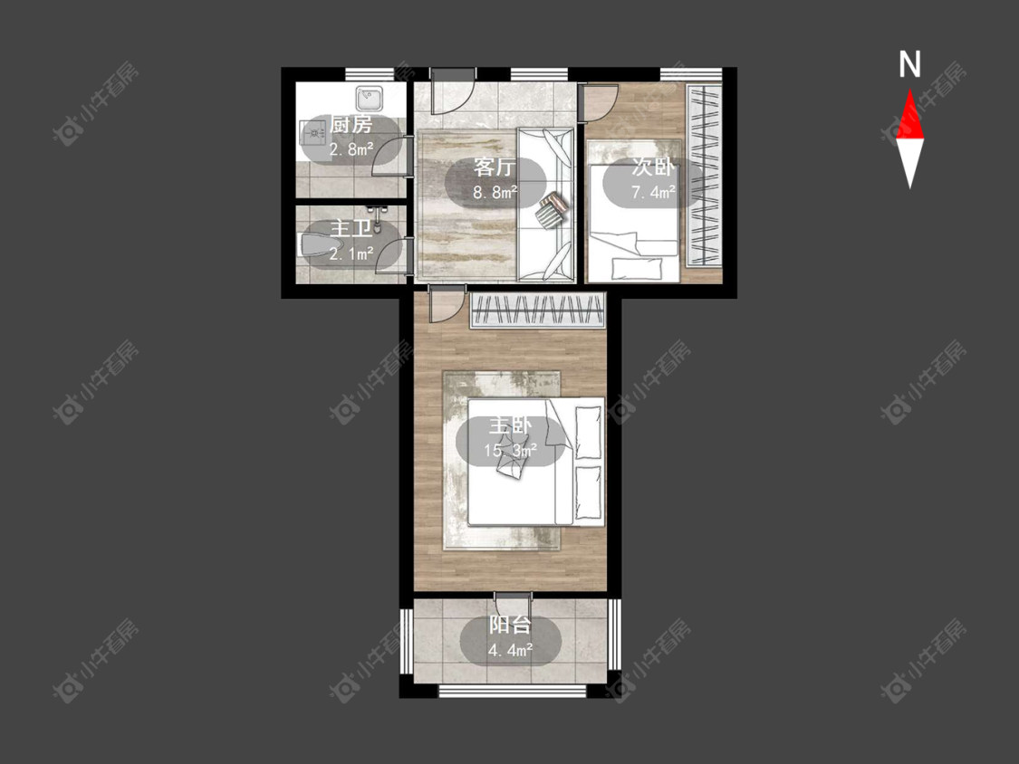常州清潭五村在售二手房源户型图_小牛看房