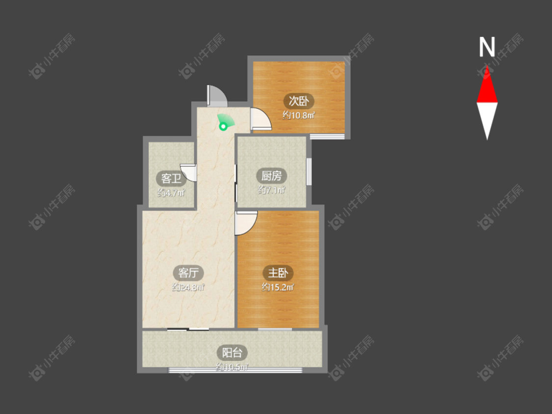 常州太湖明珠苑北区在售二手房源户型图_小牛看房