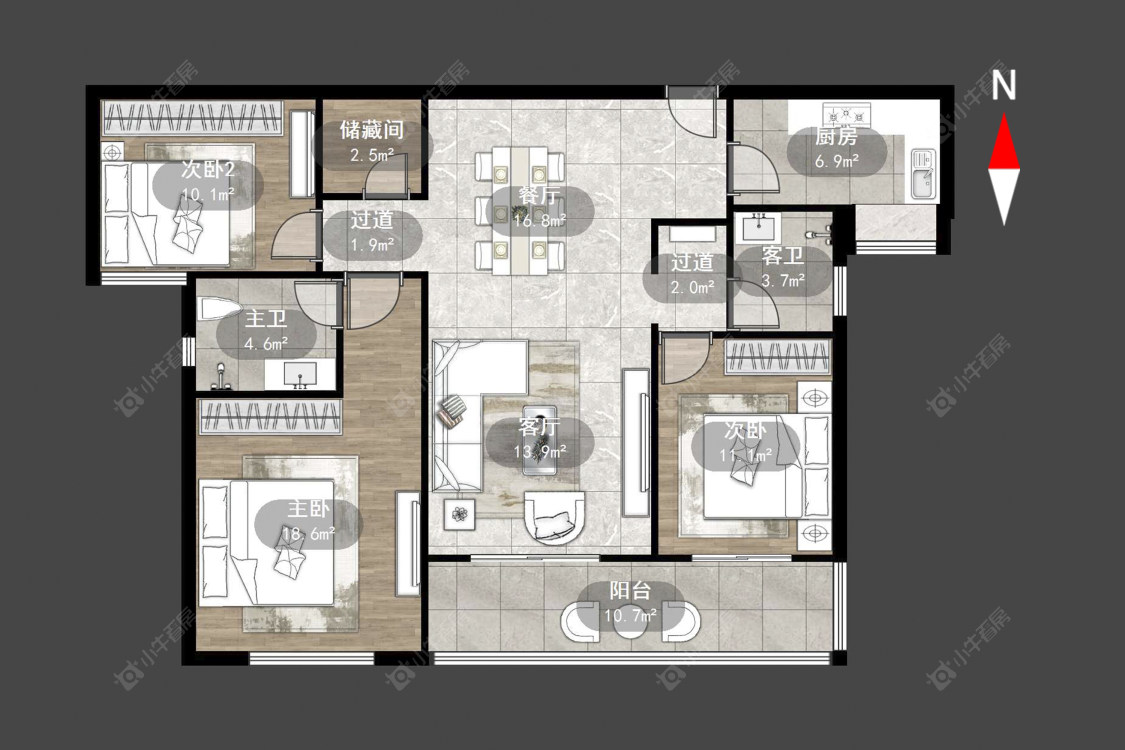 星河国际九区房源户型图 常州星河国际九区在售二手房源户型图_小牛看房