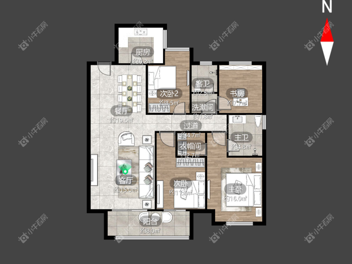 常州吾悦广场(天宁)在租房源_小牛看房