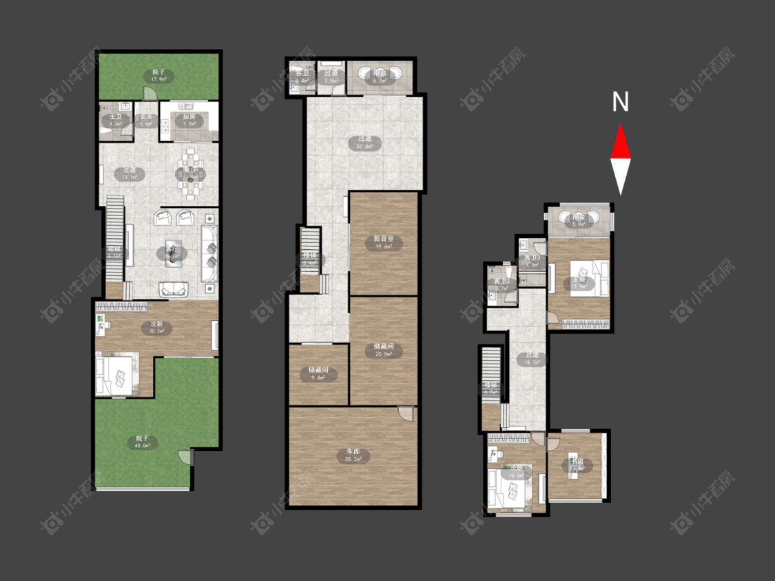 世茂香槟湖三期房源户型图 常州世茂香槟湖三期在售二手房源户型图_小牛看房
