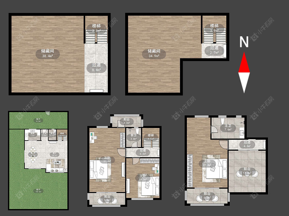 常州新城锦域在售二手房源户型图_小牛看房